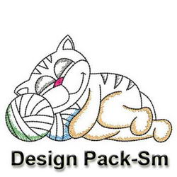 Vintage Cats(Sm) machine embroidery designs