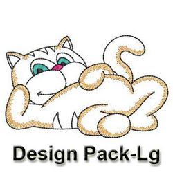 Vintage Cats(Lg) machine embroidery designs