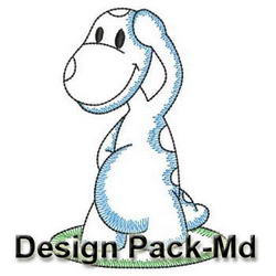 Vintage Dinosaurs(Md) machine embroidery designs