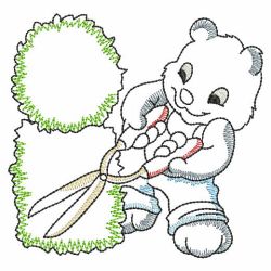 Vintage Gardening Bears 10(Md) machine embroidery designs