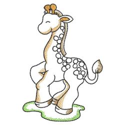 Vintage Giraffes 04(Sm) machine embroidery designs