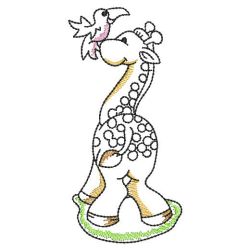 Vintage Giraffes 08(Md) machine embroidery designs