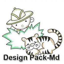 Vintage Going On Safari(Md) machine embroidery designs