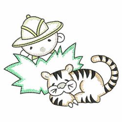 Vintage Going On Safari 01(Md) machine embroidery designs