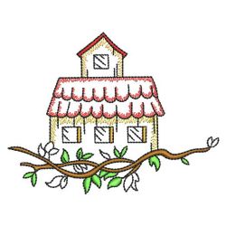 Vintage Birdhouses Borders 08(Md) machine embroidery designs