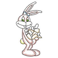 Vintage Rabbit 01(Sm) machine embroidery designs