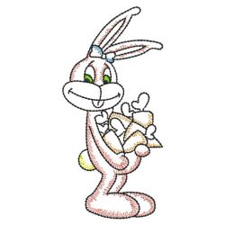 Vintage Rabbit 01(Lg) machine embroidery designs