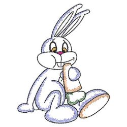 Vintage Rabbit 09(Md) machine embroidery designs