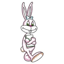 Vintage Rabbit 10(Sm) machine embroidery designs