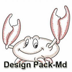 Vintage Sea Friends(Md) machine embroidery designs