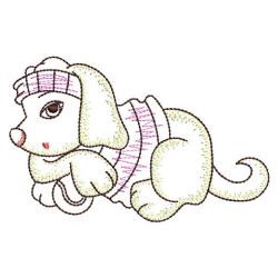 Vintage Dogs 02(Md) machine embroidery designs