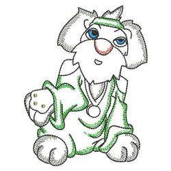 Vintage Dogs 04(Md) machine embroidery designs