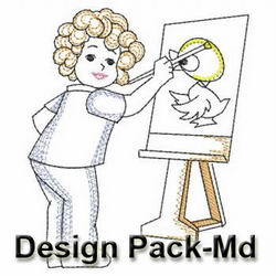 Vintage Kids Love(Md) machine embroidery designs