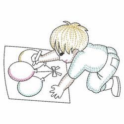 Vintage Kids Love 03(Md) machine embroidery designs