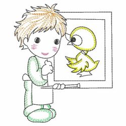 Vintage Kids Love 08(Md) machine embroidery designs