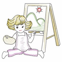 Vintage Kids Love 10(Sm) machine embroidery designs