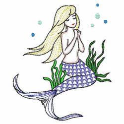 Vintage Mermaids 03(Md) machine embroidery designs