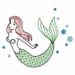 Vintage Mermaids 04(Lg) machine embroidery designs