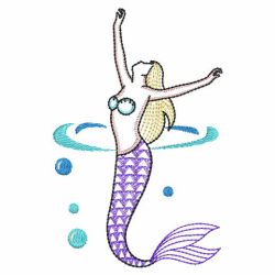 Vintage Mermaids 05(Md) machine embroidery designs