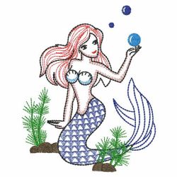 Vintage Mermaids 10(Sm) machine embroidery designs