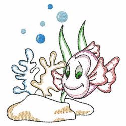 Vintage Sea Friends 01(Lg) machine embroidery designs