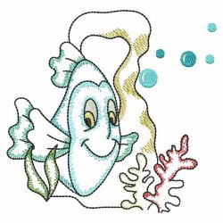 Vintage Sea Friends 06(Lg) machine embroidery designs