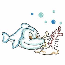 Vintage Sea Friends 10(Md) machine embroidery designs