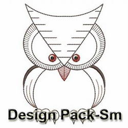 Vintage Owl(Sm) machine embroidery designs