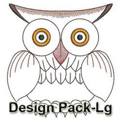 Vintage Owl(Lg) machine embroidery designs