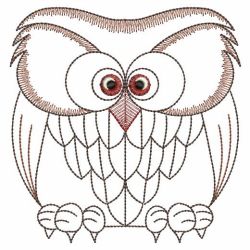Vintage Owl 05(Md) machine embroidery designs