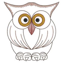 Vintage Owl 07(Md) machine embroidery designs