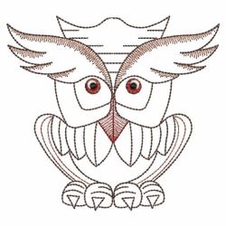 Vintage Owl 10(Md) machine embroidery designs