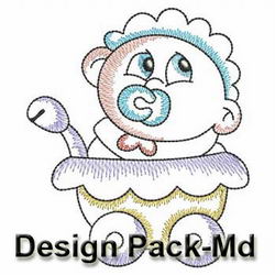 Vintage Cute Baby(Md) machine embroidery designs