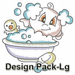 Vintage Cute Baby(Lg) machine embroidery designs