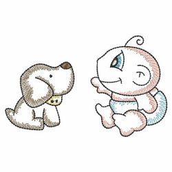 Vintage Cute Baby 06(Sm) machine embroidery designs