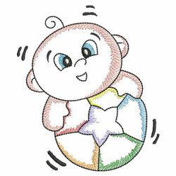 Vintage Cute Baby 07(Lg) machine embroidery designs