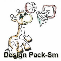 Vintage Sport Animals(Sm) machine embroidery designs