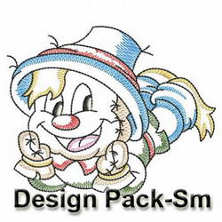 Vintage Scarecrow(Sm) machine embroidery designs