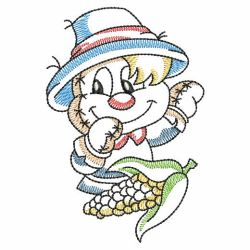Vintage Scarecrow 02(Md) machine embroidery designs