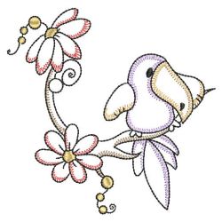 Vintage Sweet Toucans 01(Md) machine embroidery designs