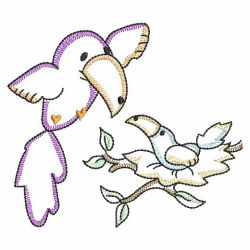 Vintage Sweet Toucans 03(Sm) machine embroidery designs