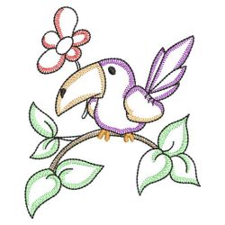 Vintage Sweet Toucans 06(Sm) machine embroidery designs