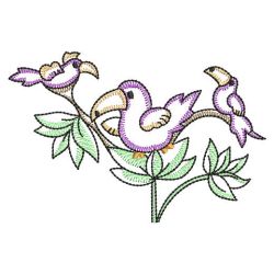 Vintage Sweet Toucans 09(Lg) machine embroidery designs