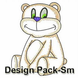 Vintage Teddy Bear(Sm) machine embroidery designs