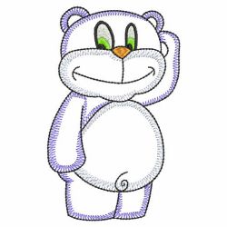 Vintage Teddy Bear 01(Md) machine embroidery designs