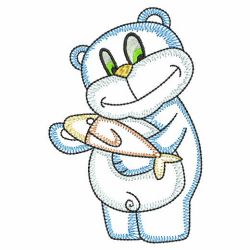 Vintage Teddy Bear 07(Md) machine embroidery designs