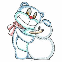 Vintage Teddy Bear 10(Sm) machine embroidery designs