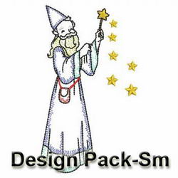 Vintage Christmas Wizards(Sm) machine embroidery designs