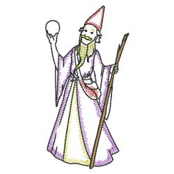 Vintage Christmas Wizards 01(Md) machine embroidery designs