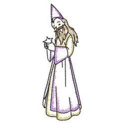 Vintage Christmas Wizards 04(Lg) machine embroidery designs
